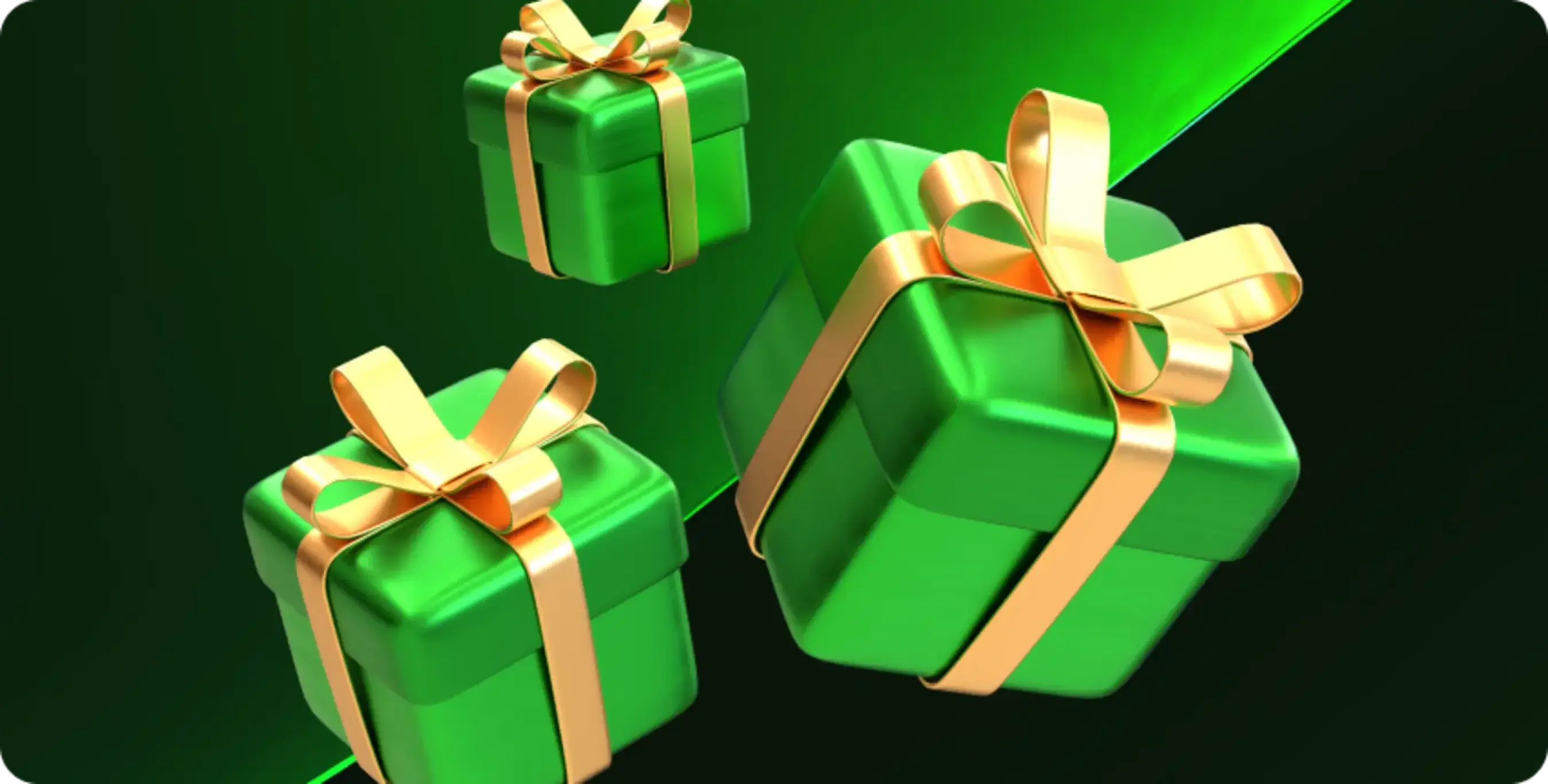 Изображение подарочных коробок, символизирующих бонусы казино